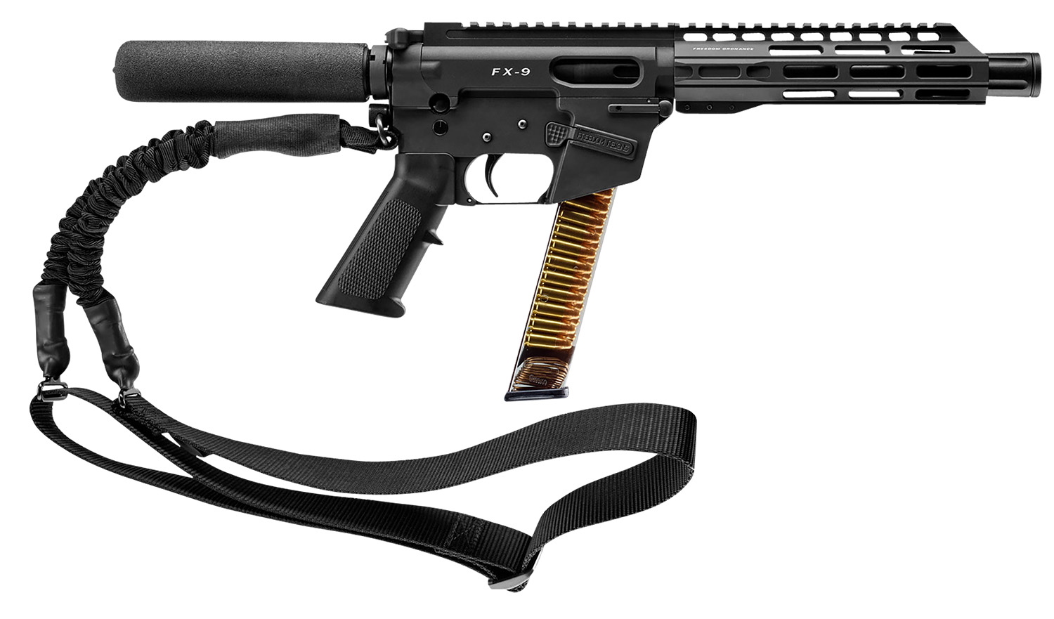 Freedom Ordnance FX-9 9mm 8″ Black