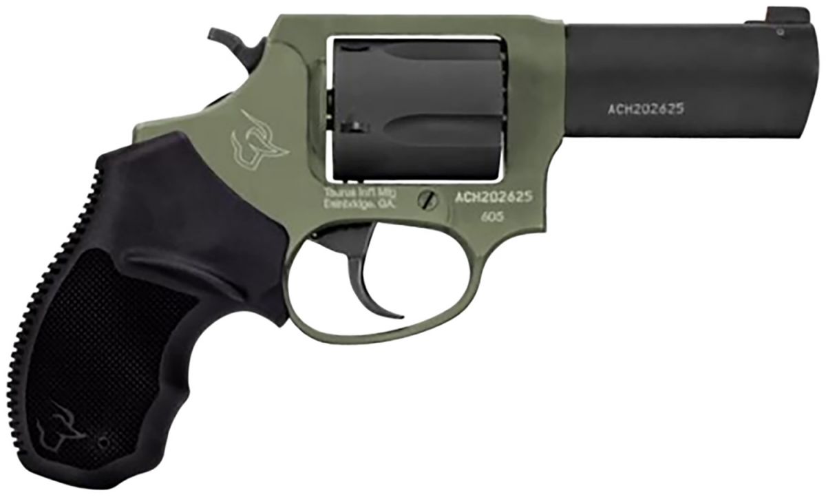 Taurus 605 Defender .357 Mag/.38 Special Sniper Green Cerakote Revolver